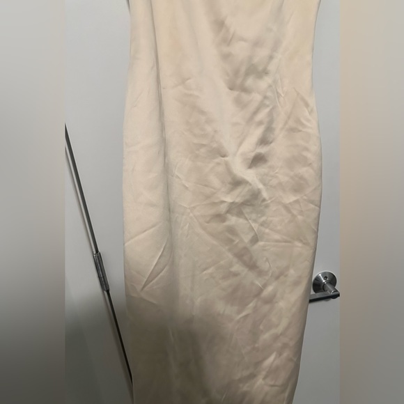 House of CB Margiela Rhinestone Embellished Ivory Midi Dress Gown Size M NWT - Picture 4 of 6